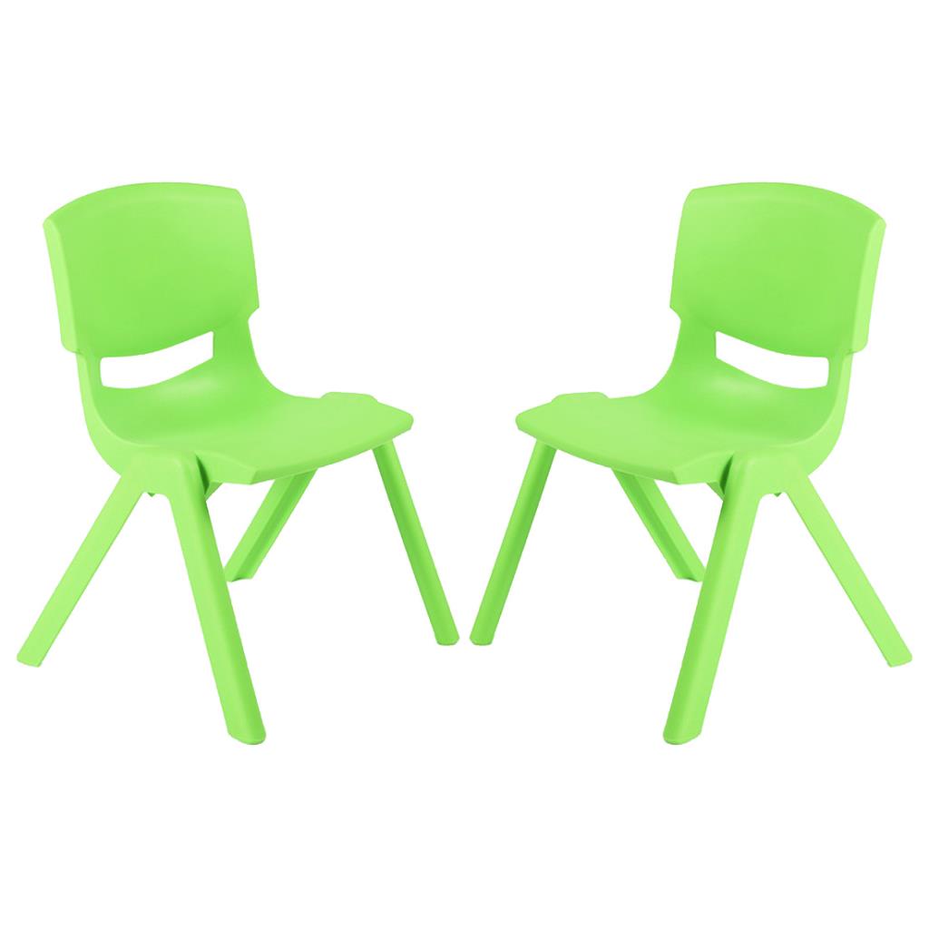 Büyük Şirin Çocuk Sandalyesi Açık Yeşil 2li Paket 3-7 Yaş İçin