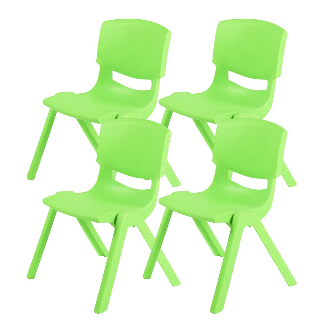 Küçük Şirin Çocuk Sandalyesi Açık Yeşil 4lü Paket 1-3 Yaş İçin