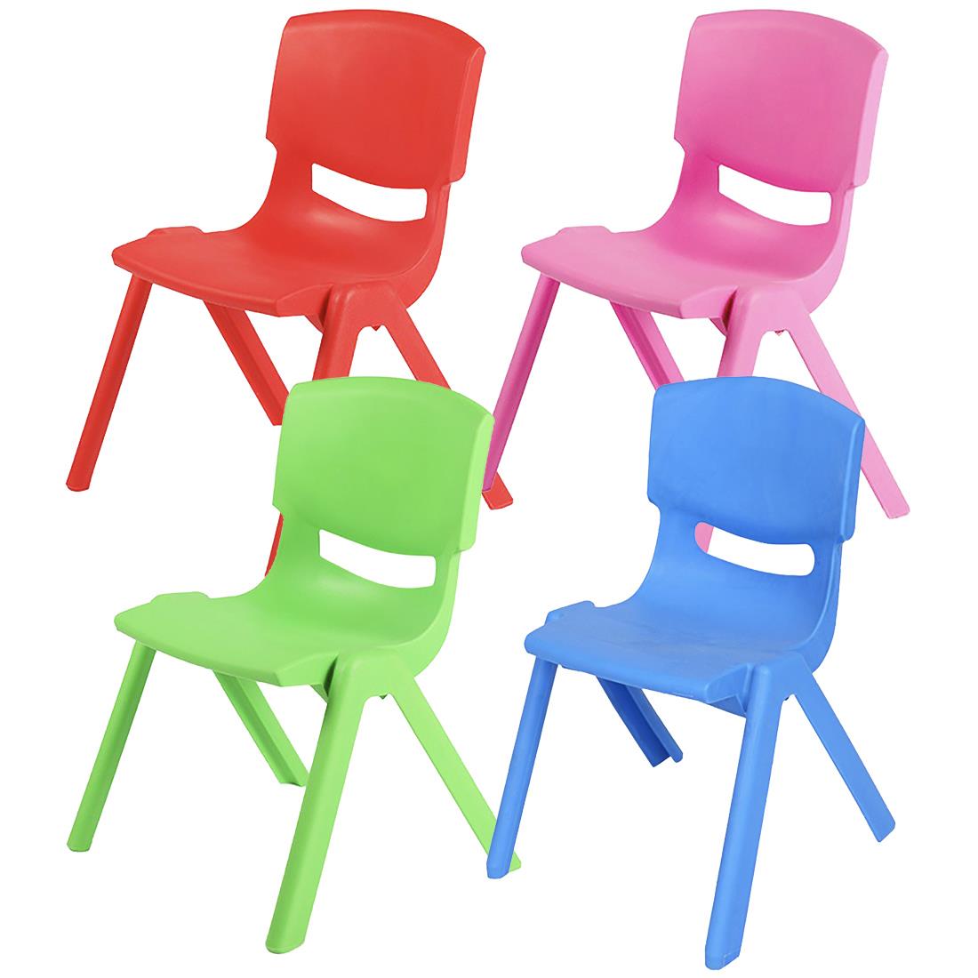 Küçük Şirin Çocuk Sandalyesi Sarı 4lü Paket 1-3 Yaş İçin